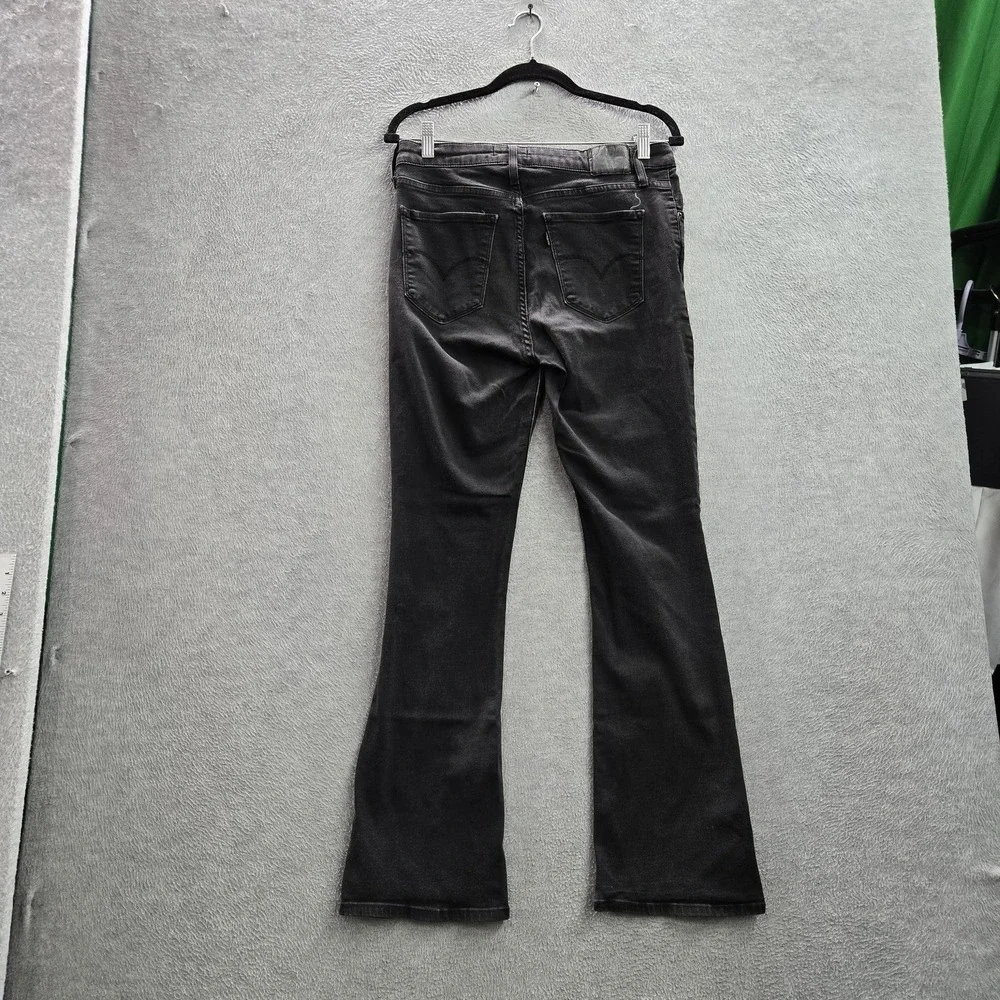 Levi's 725 Women Jeans 32X32 Black‎ Denim High Rise Bootcut 30